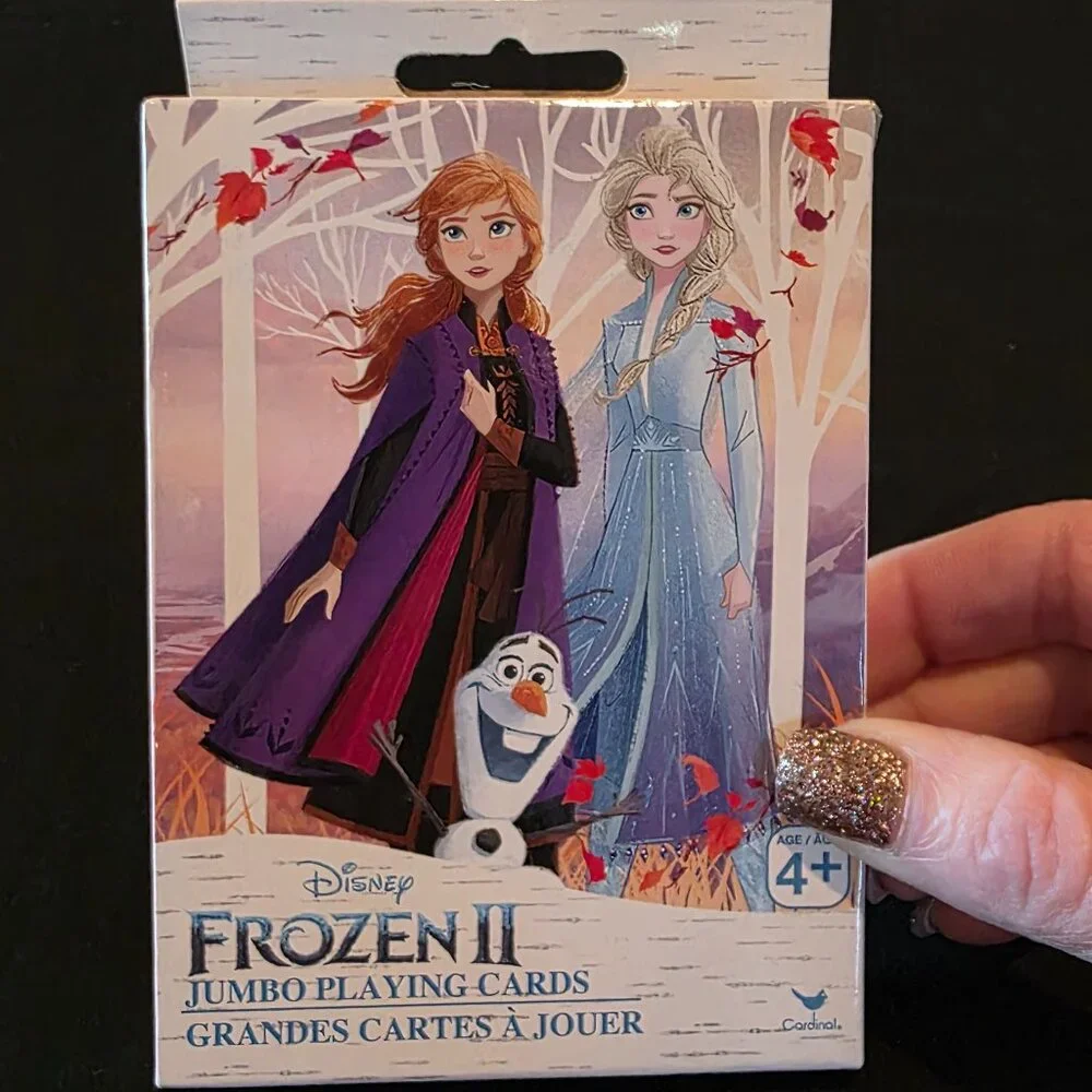 Disney FROZEN II - 54 Pack Jumbo Playing Cards - Brand New and Sealed - Age 4+